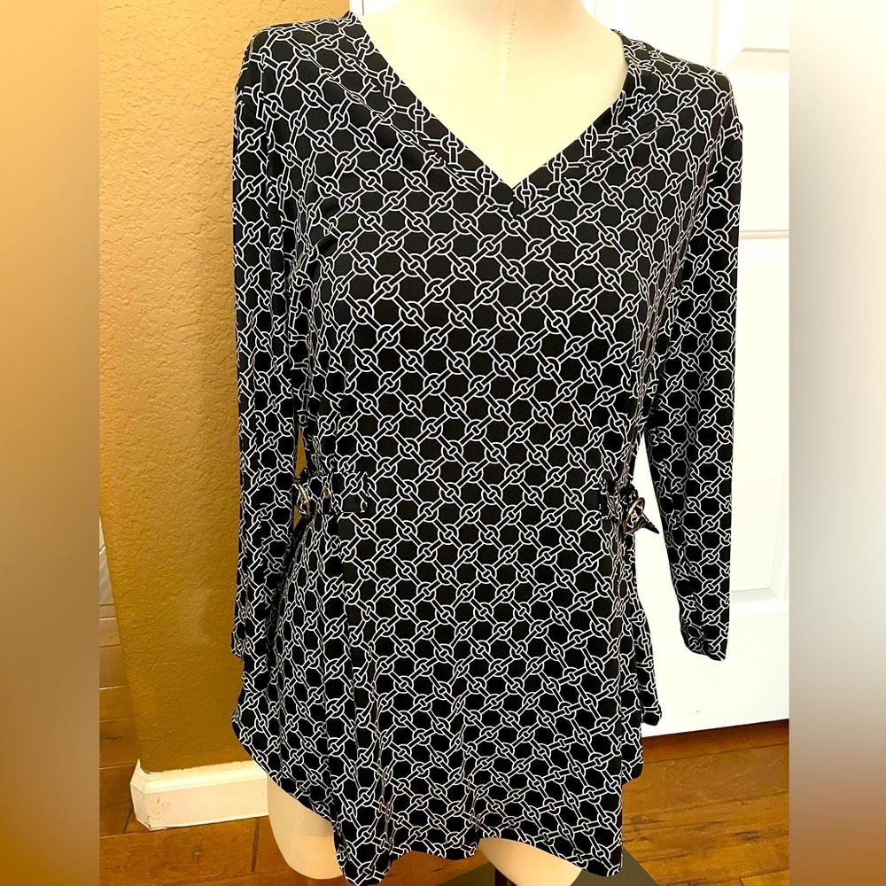 Chaus 3/4 Sleeve Tunic Blouse